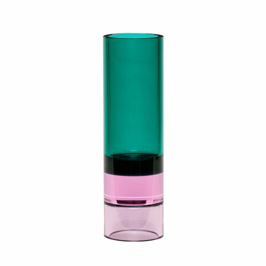 Home Accessories Hübsch  | Astro Tealight Holder Green/Pink Green, Pink